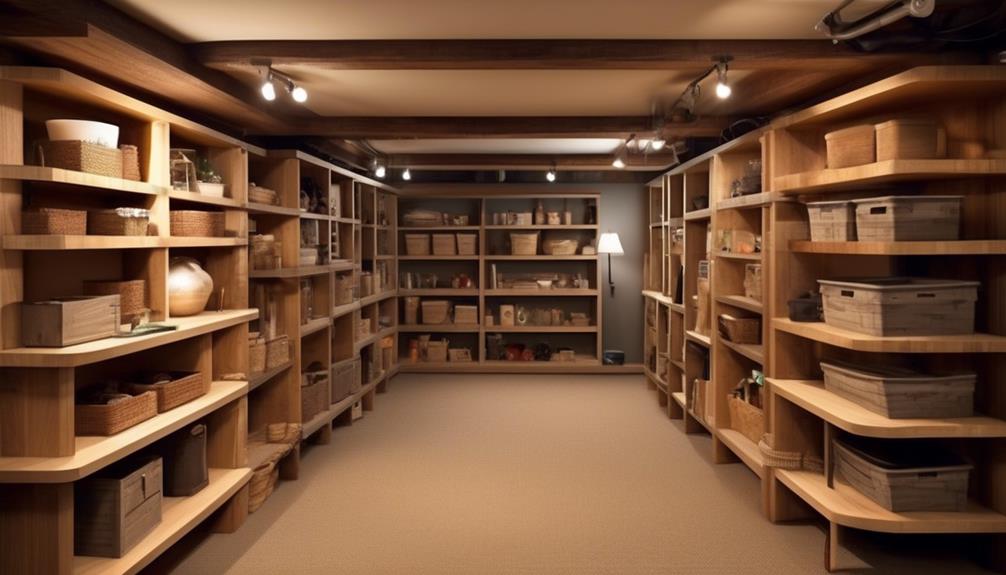 choosing basement storage shelves