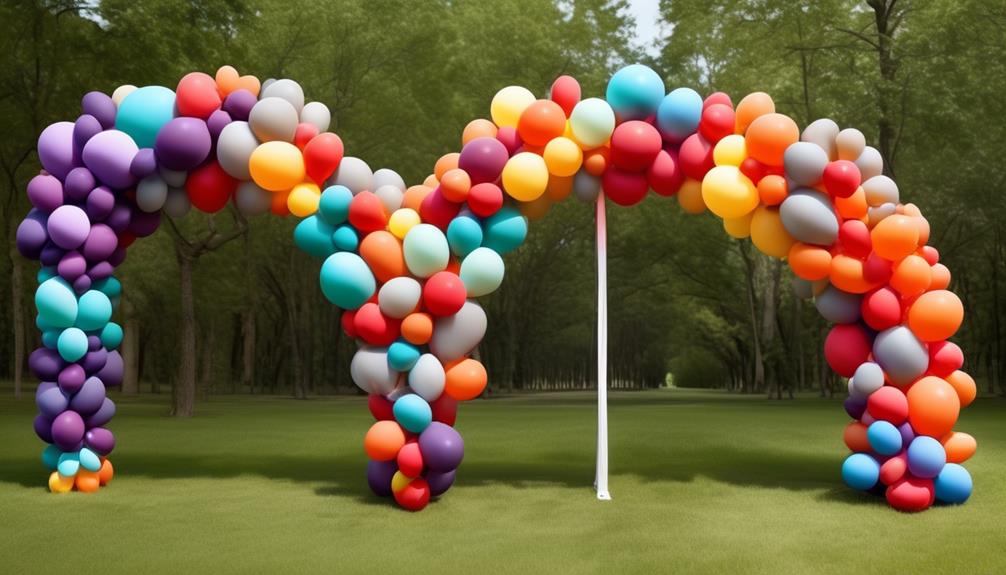 choosing between diy and professional balloon arch