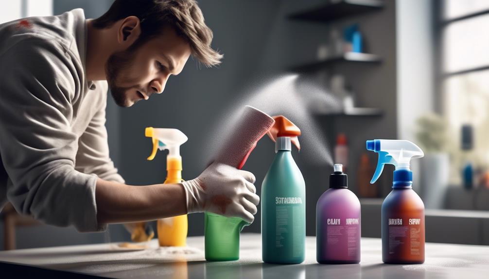 choosing cleaning spray bottles