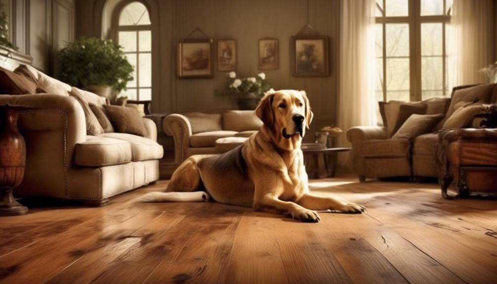 choosing dog friendly hardwood flooring