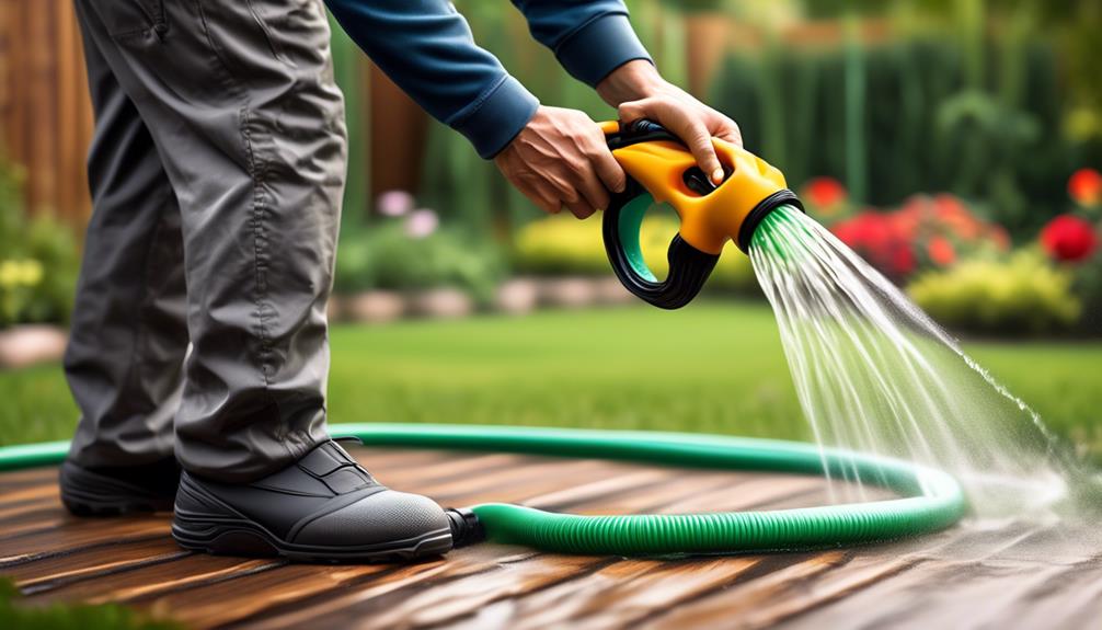 choosing garden hose spray