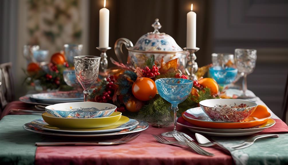 choosing holiday dinner decor