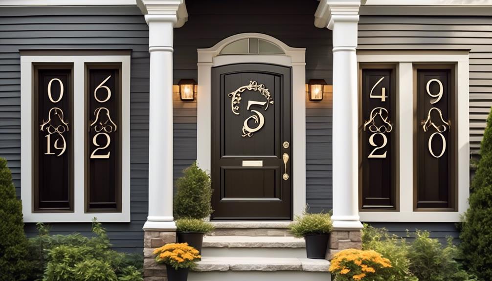 choosing house number design