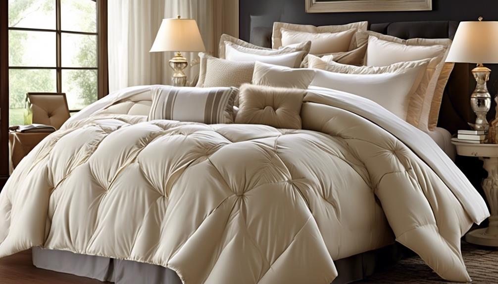 choosing king bed comforter size