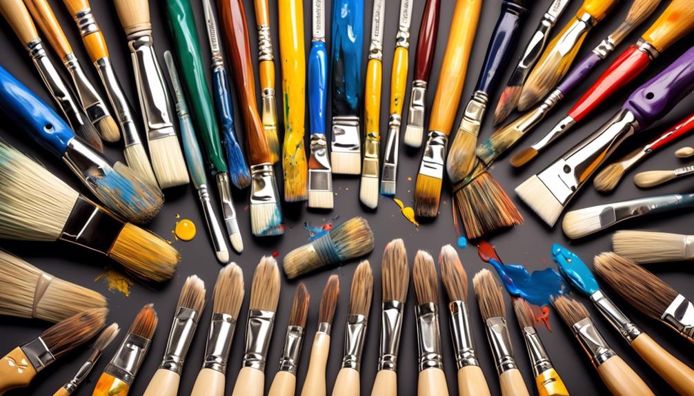 choosing paint brushes for trim