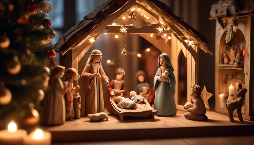 christmas crib decoration delight