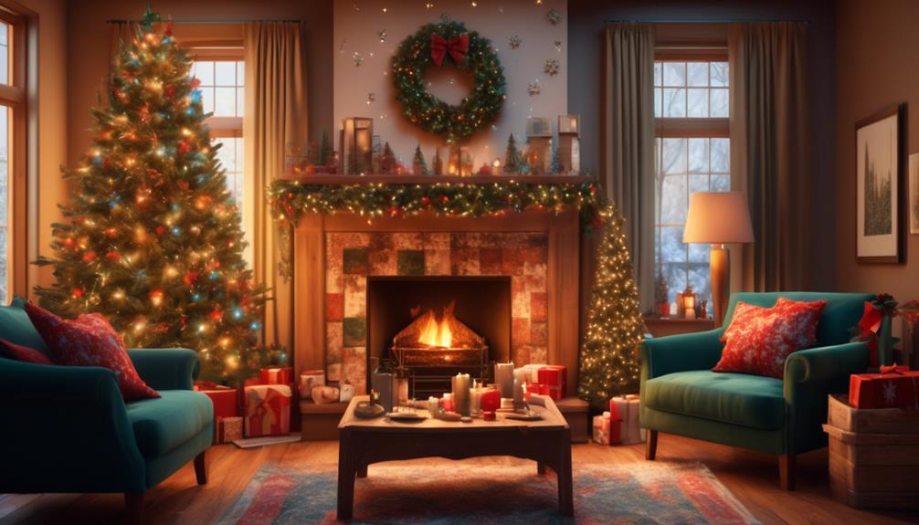 christmas lights and decorations