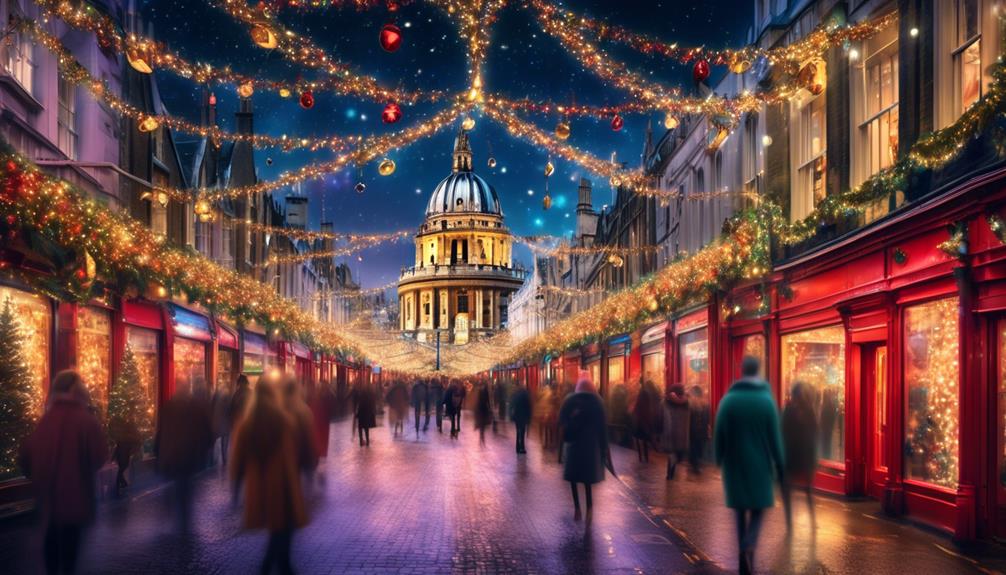 christmas shopping on oxford street