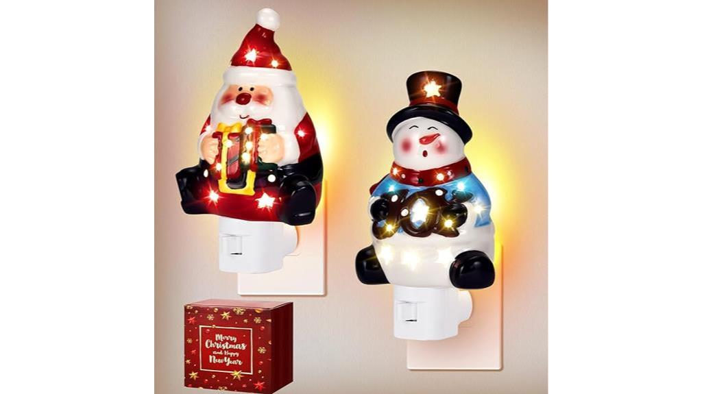 christmas themed plug in night light