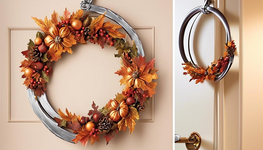 christmas wreath hanging solution