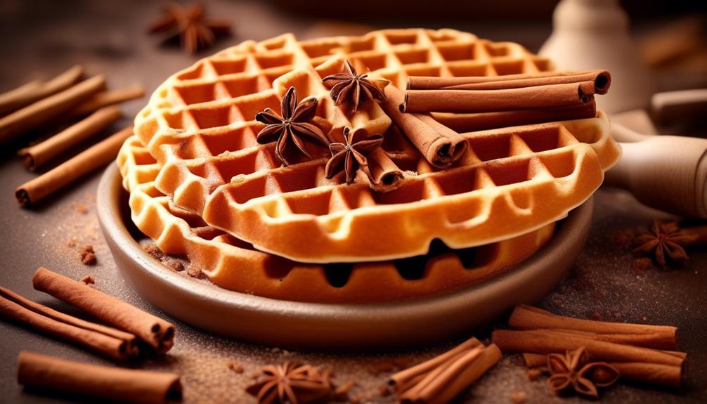 cinnamon enhances waffle nutrition
