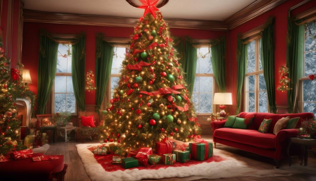 classic christmas tree decor