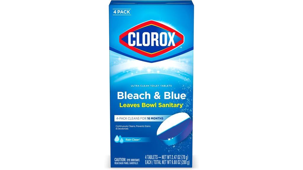 clorox toilet tablets rain clean