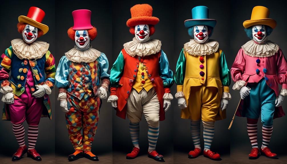 clown costumes through history