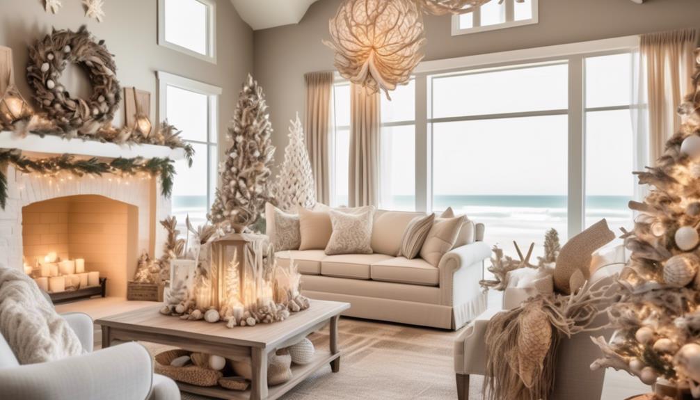 coastal christmas home decor