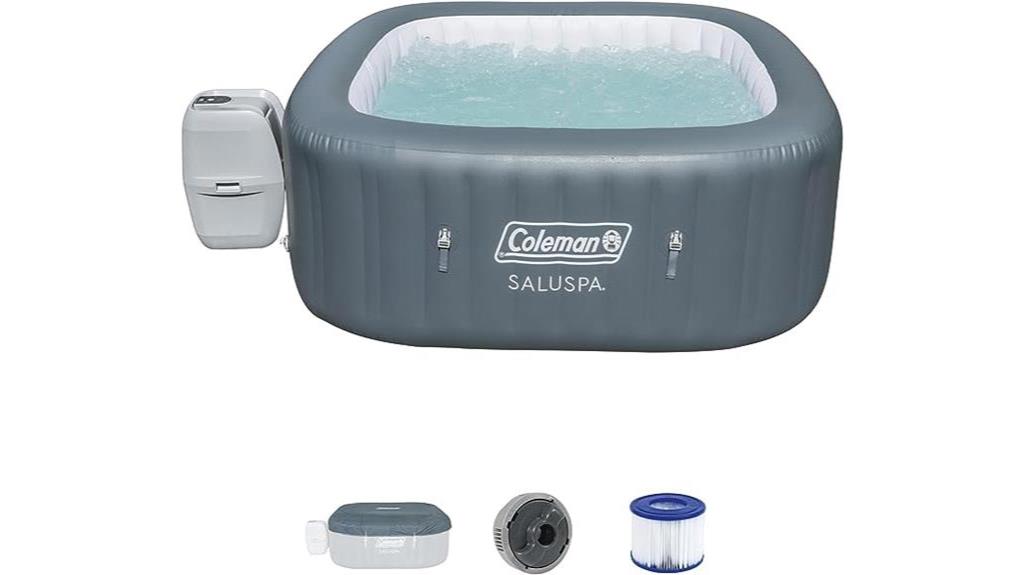 coleman portable inflatable hot tub