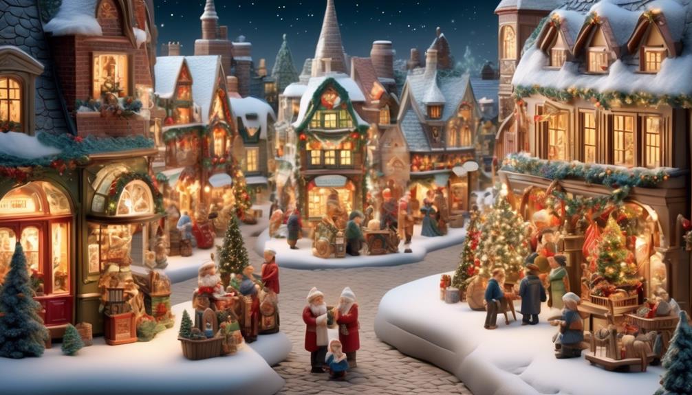 collectible christmas village sets
