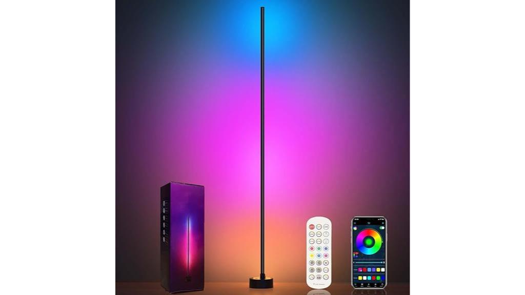 color changing led floor lamp