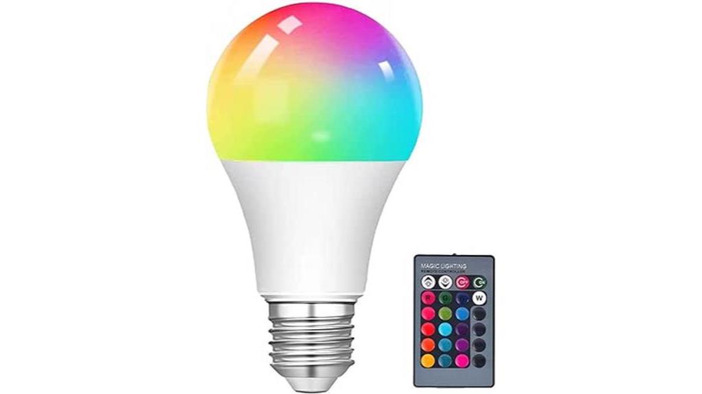 color changing light bulbs with remote