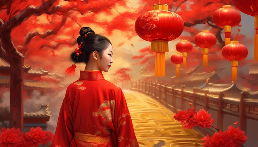 color symbolism in chinese new year