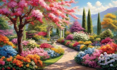 colorful and fragrant flowering trees