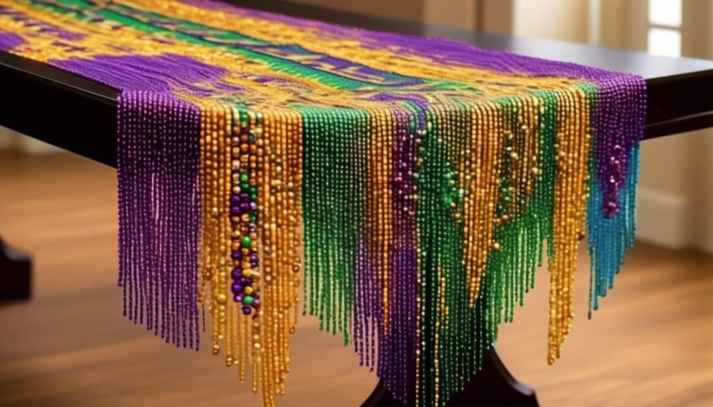 colorful and intricate table decorations
