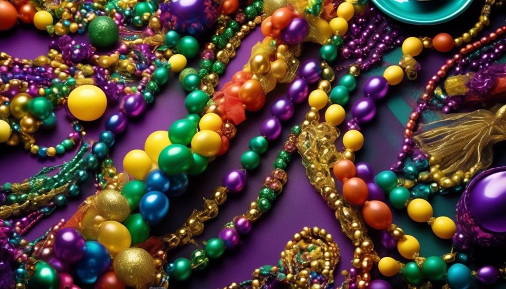 colorful bead decorations for party