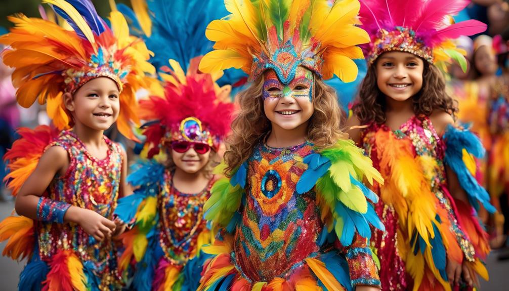 colorful costumes for children