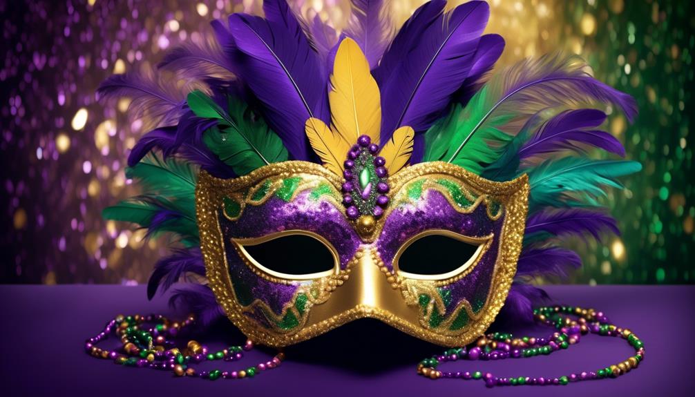 colorful decorations for mardi gras
