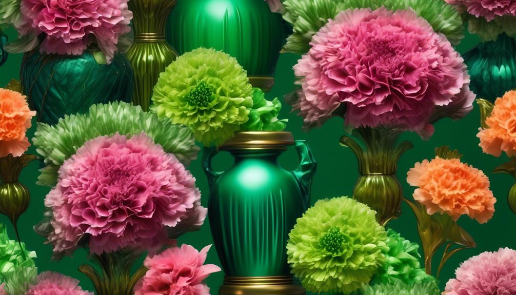 colorful floral arrangements for mardi gras celebration