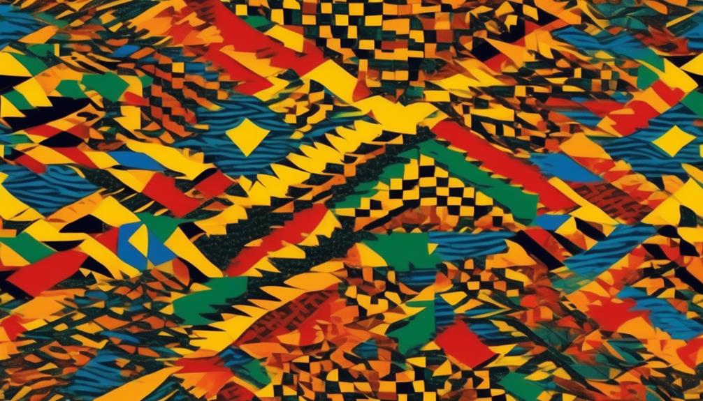 colorful ghanaian textile tradition