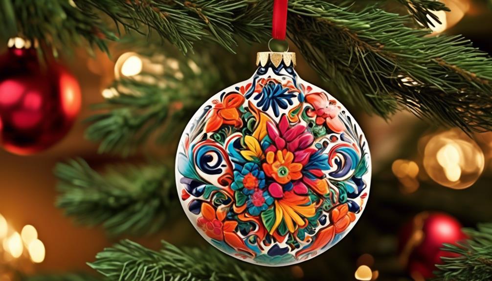 colorful handcrafted mexican ornaments