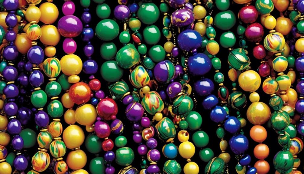 colorful mardi gras bead sales