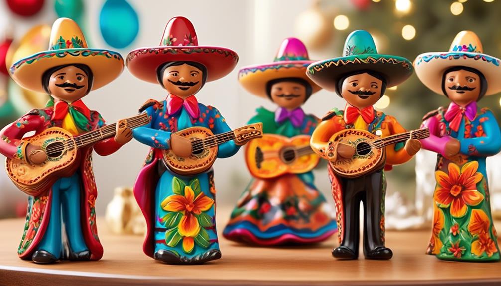 colorful mariachi band collectibles