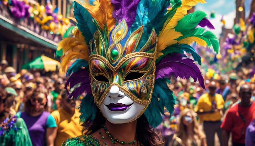 colorful masks festive celebrations