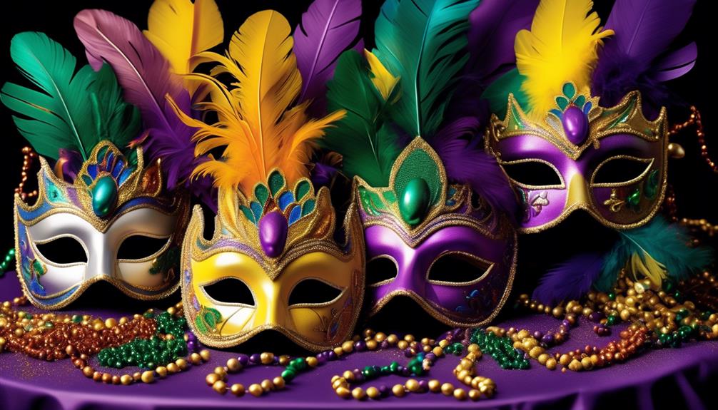 colorful masks for celebrating