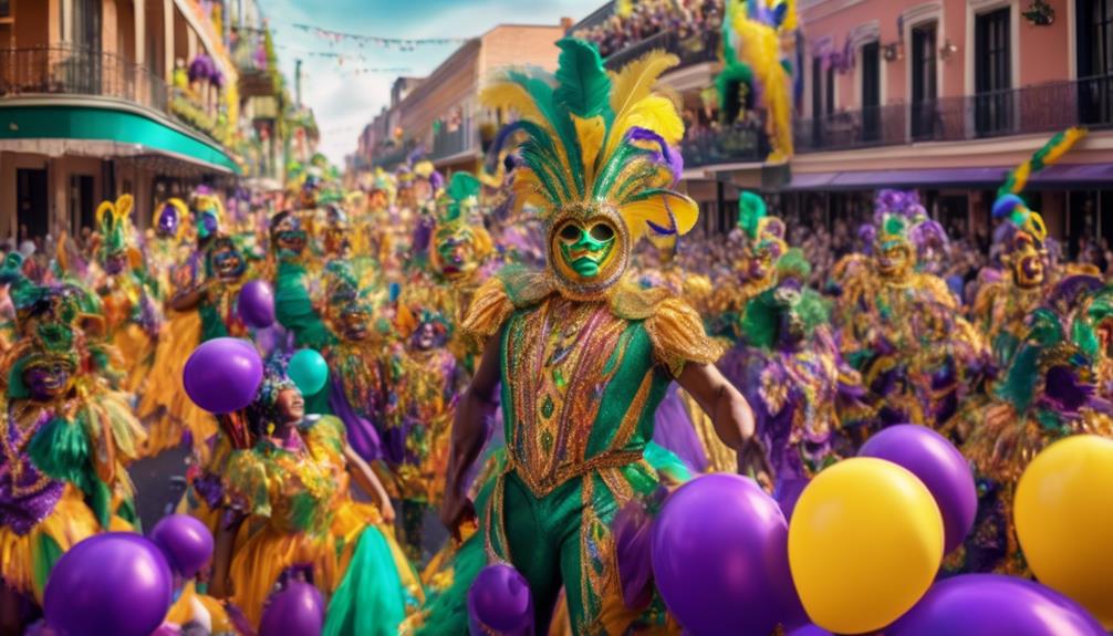 colorful masks in parades