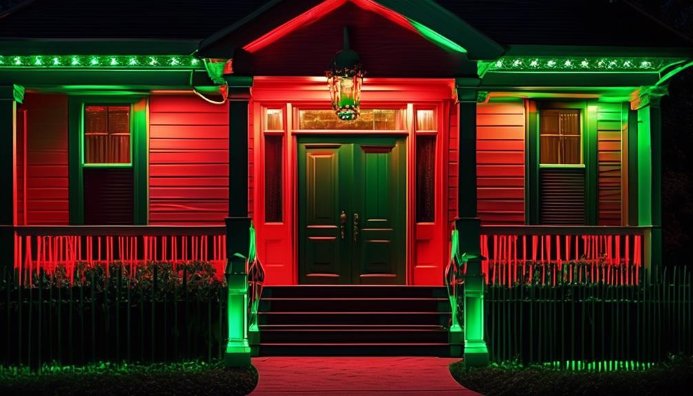 colorful porch lights impact