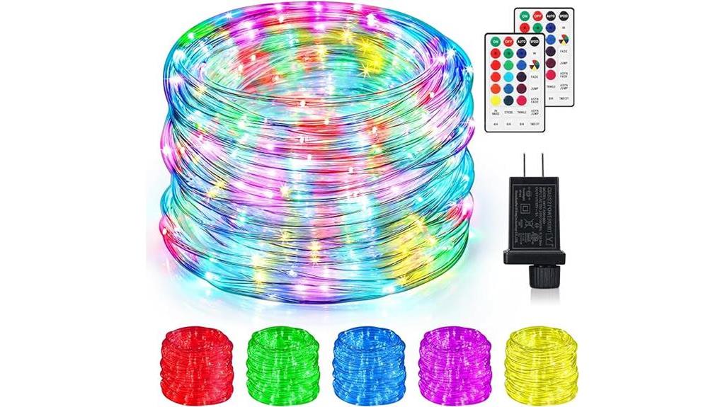 colorful waterproof led rope