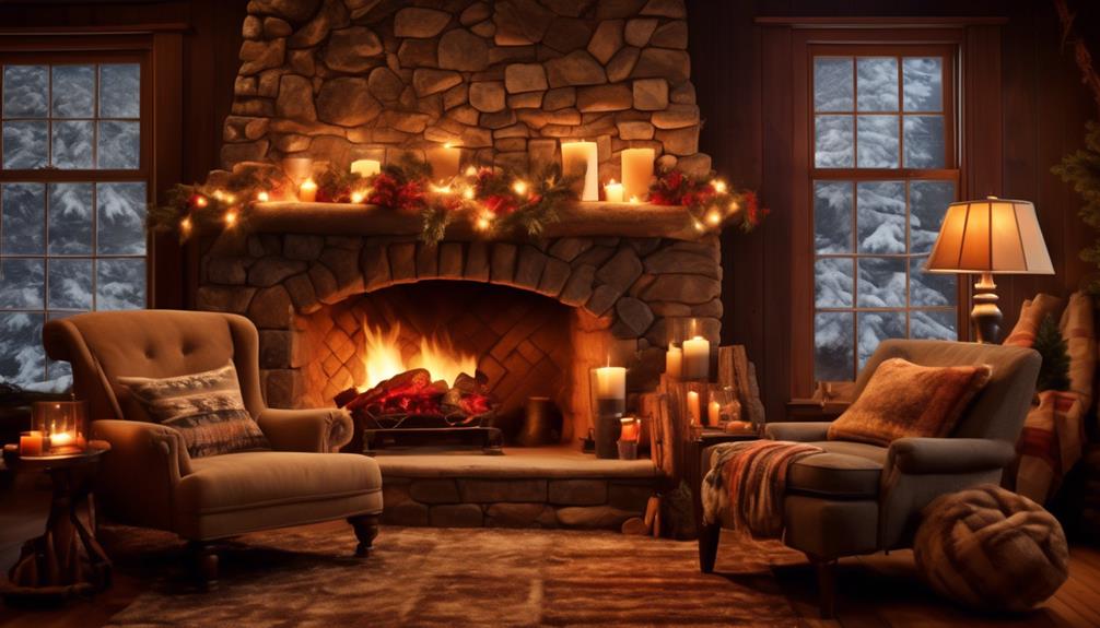 comfort and warmth indoors