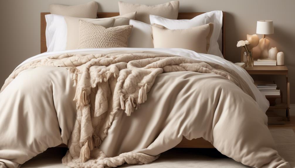comfortable and cozy bedding