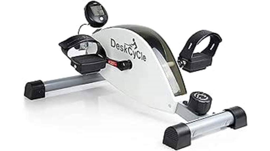 compact under desk pedal exerciser