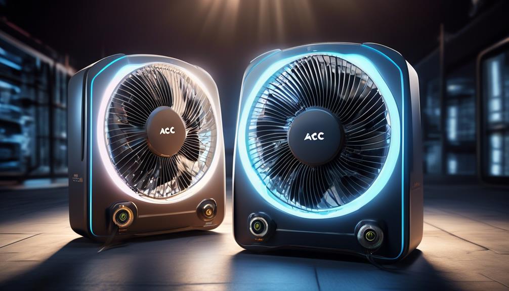comparing ac and dc fans