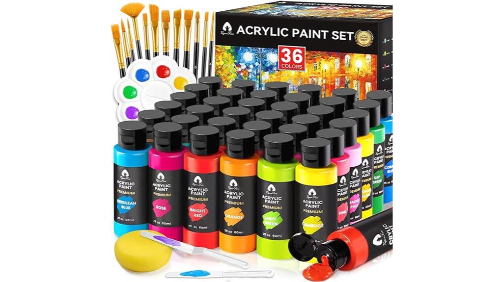 complete acrylic paint set