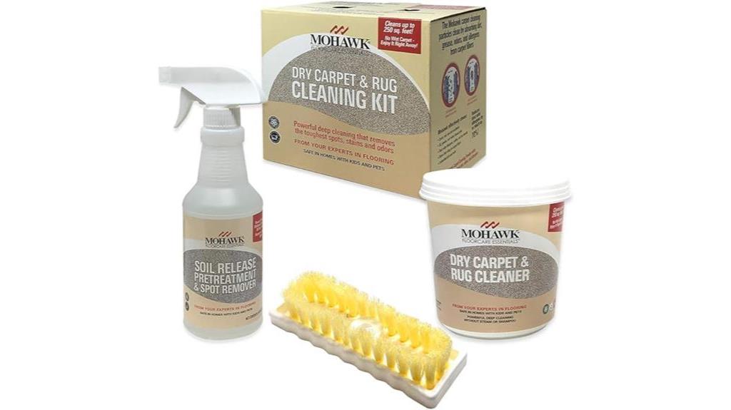 complete carpet and rug cleaning kit