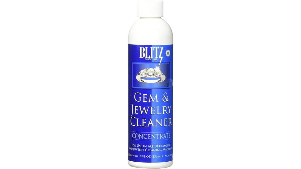 concentrated cleaner for jewelry