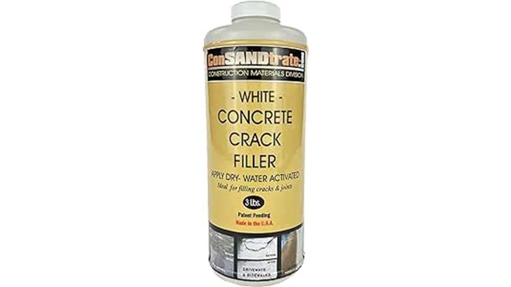 concrete crack filler solution