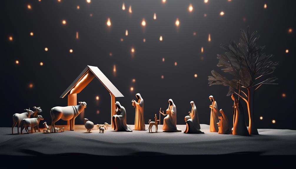 contemporary nativity scene designs