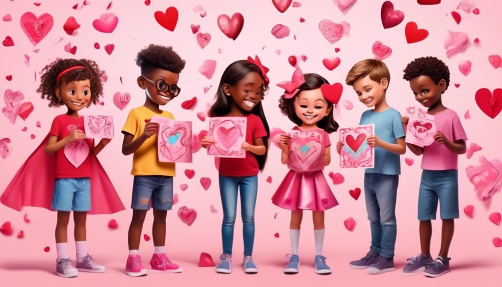 contemporary valentine s cards for kids