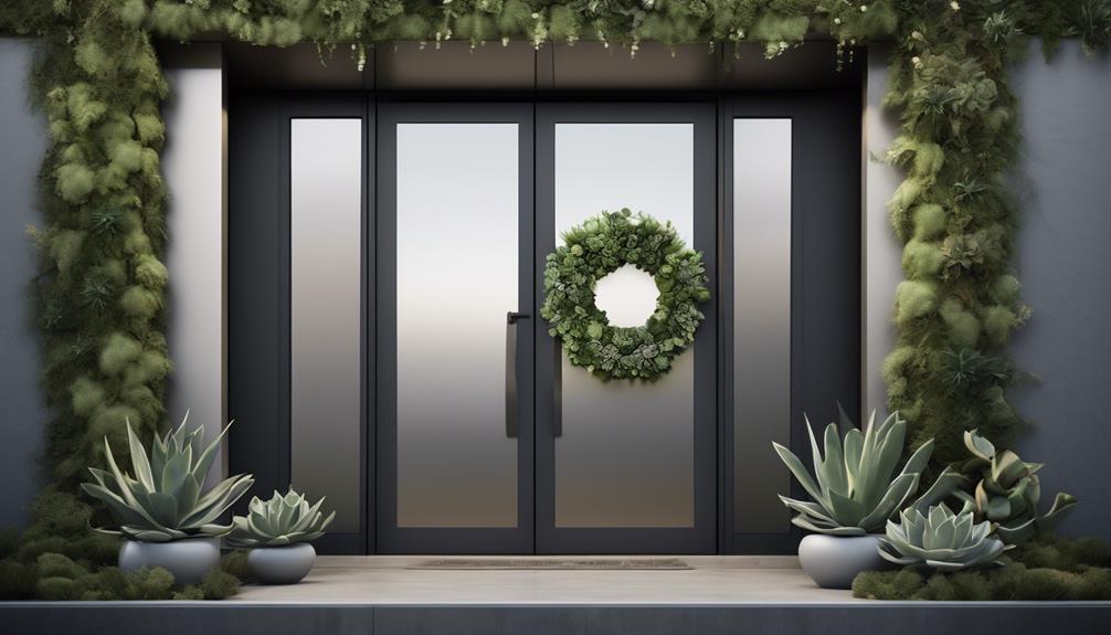 contemporary wreaths for home